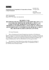 Permanent Council Decision No. 1510