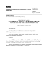 Permanent Council Decision No. 1511