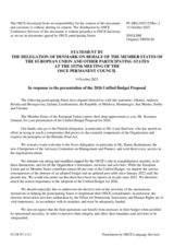 Statement by the Delegation of Denmark, also on behalf of several delegations, in response to the 2026 Unified Budget Proposal by the OSCE Secretary General, Ambassador Feridun H. Sinirlioğlu