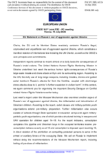 EU Statement
