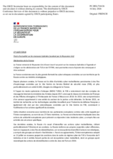 Statement by France