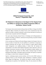 EU Statement