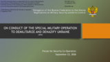 Presentation by the Russian Federation