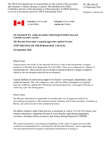 Statement by Canada