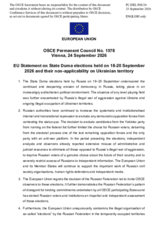 EU Statement