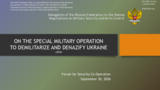 Presentation by the Russian Federation