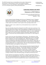 US Statement
