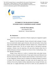 Statement by Ukraine