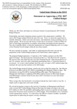 US Statement