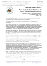 US statement