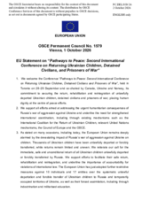 EU Statement