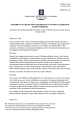 Statement by Norway