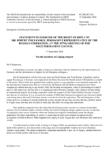 Right of Reply by the Russian Federation 