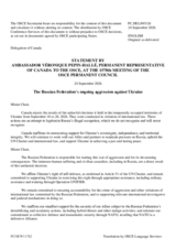 Statement by Canada