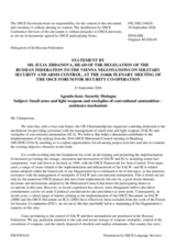 Statement by the Russian Federation