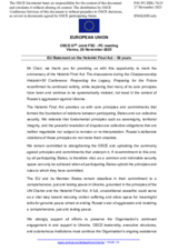 EU Statement