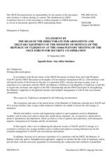 Statement by Tajikistan