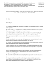 Statement by Israel