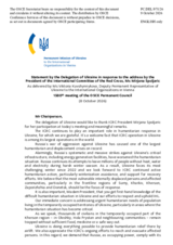 Statement by Ukraine