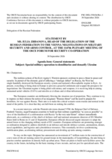Statement by the Russian Federation