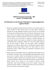 EU Statement