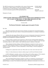 Statement by Canada