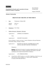 Journal of the 386th Plenary Meeting of the Forum for Security Co-operation