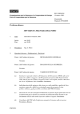 Journal of the 385th Plenary Meeting of the Forum for Security Co-operation (it)