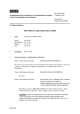 Journal of the 380th Plenary Meeting of the Forum for Security Co-operation (it)