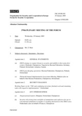 Journal of the 379th Plenary Meeting of the Forum for Security Co-operation