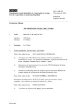 Journal of the 379th Plenary Meeting of the Forum for Security Co-operation (es)