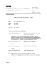 Journal of the 378th Plenary Meeting of the Forum for Security Co-operation (it)