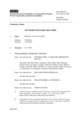 Journal of the 378th Plenary Meeting of the Forum for Security Co-operation (es)