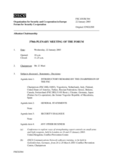 Journal of the 378th Plenary Meeting of the Forum for Security Co-operation