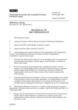 Permanent Council Decision No. 527