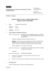 Journal of the 428th Special Plenary Meeting of the Permanent Council/Corrected Reissue (fr)