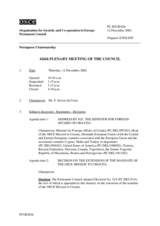 Journal of the 426th Plenary Meeting of the Permanent Council