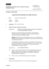 Journal of the 425th Plenary Meeting of the Permanent Council