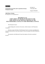 Permanent Council Decision No. 512