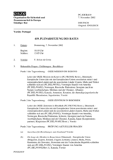 Journal of the 419th Plenary Meeting of the Permanent Council (de)