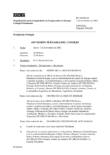 Journal of the 419th Plenary Meeting of the Permanent Council (es)