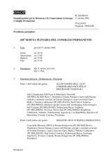 Journal of the 418th Plenary Meeting of the Permanent Council (it)