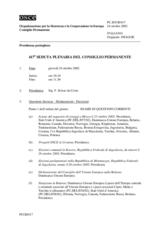 Journal of the 417th Plenary Meeting of the Permanent Council (it)