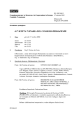 Journal of the 415th Plenary Meeting of the Permanent Council (it)