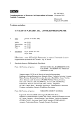 Journal of the 414th Plenary Meeting of the Permanent Council (it)