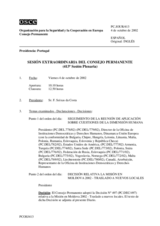 Journal of the 413th Special Plenary Meeting of the Permanent Council/Corrected reissue (es)