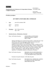 Journal of the 411th Plenary Meeting of the Permanent Council (it)