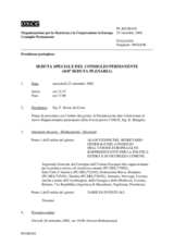 Journal of the 410th Special Plenary Meeting of the Permanent Council (it)