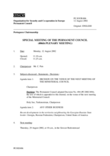 Journal of the 406th Special Plenary Meeting of the Permanent Council