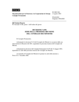 Permanent Council Decision No. 494 (it)